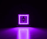12w LED Cube Fog Light: 4 LED RGB HALO Standard Mount