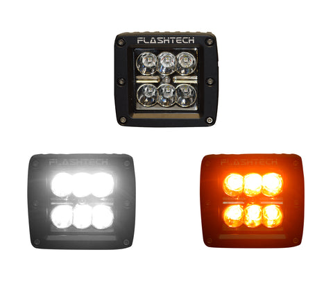 18w-LED-Cube-Fog-Light:-6-LED-Switchback-White-and-Amber-Standard-Mount