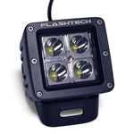 40w LED Cube Fog Light: 4 LED Standard Mount Black