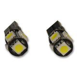 LED Exterior and Interior SMD LED Bulbs - 5 5050 LED - T10 Canbus