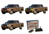 GMC-Sonoma-1998, 1999, 2000, 2001, 2002, 2003, 2004-LED-Halo-Headlights-RGB-WiFi Remote-GMC-SO9804-V3HWI