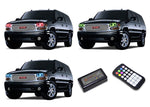 GMC-Yukon-2001, 2002, 2003, 2004, 2005, 2006-LED-Halo-Headlights-RGB-Colorfuse RF Remote-GMC-YU0106-V3HCFRF