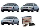 Honda-Accord-2003, 2004, 2005, 2006, 2007-LED-Halo-Headlights-RGB-WiFi Remote-HO-AC0307-V3HWI