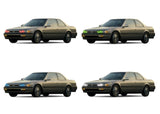 Honda-Accord-1990, 1991, 1992, 1993-LED-Halo-Headlights-RGB-No Remote-HO-AC9093-V3H