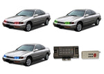 Honda-Accord-1994, 1995, 1996, 1997-LED-Halo-Headlights-RGB-RF Remote-HO-AC9497-V3HRF