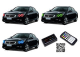 Honda-Accord-2008, 2009, 2010, 2011, 2012-LED-Halo-Headlights-RGB-Bluetooth RF Remote-HO-ACS0812-V3HBTRF