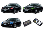 Honda-Accord-2008, 2009, 2010, 2011, 2012-LED-Halo-Headlights-RGB-Colorfuse RF Remote-HO-ACS0812-V3HCFRF