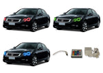 Honda-Accord-2008, 2009, 2010, 2011, 2012-LED-Halo-Headlights-RGB-IR Remote-HO-ACS0812-V3HIR
