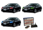 Honda-Accord-2008, 2009, 2010, 2011, 2012-LED-Halo-Headlights-RGB-WiFi Remote-HO-ACS0812-V3HWI
