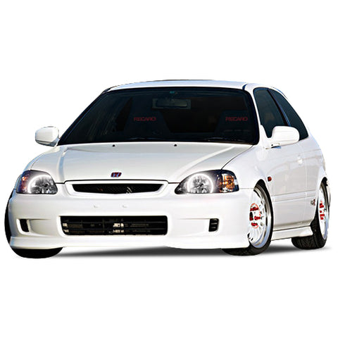 Honda-Civic-1996, 1997, 1998-LED-Halo-Headlights-White-RF Remote White-HO-CV9698-WHRF