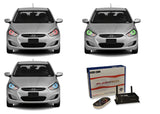 Hyundai-Accent-2012, 2013, 2014-LED-Halo-Headlights-RGB-WiFi Remote-HY-AC1214-V3HWI