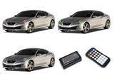 Hyundai-Genesis-2010, 2011, 2012-LED-Halo-Headlights-RGB-Colorfuse RF Remote-HY-GNC1012-V3HCFRF