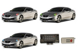Hyundai-Genesis-2010, 2011, 2012-LED-Halo-Headlights-RGB-RF Remote-HY-GNC1012-V3HRF