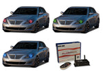 Hyundai-Genesis-2012, 2013, 2014-LED-Halo-Headlights-RGB-WiFi Remote-HY-GNS1214-V3HWI