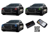 Hyundai-Genesis-2015, 2016-LED-Halo-Headlights-RGB-Bluetooth RF Remote-HY-GNS1516-V3HBTRF