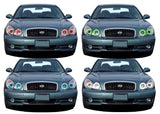 Hyundai-Sonata-2002, 2003, 2004, 2005-LED-Halo-Headlights-RGB-No Remote-HY-SO0205-V3H