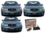 Hyundai-Sonata-2002, 2003, 2004, 2005-LED-Halo-Headlights-RGB-WiFi Remote-HY-SO0205-V3HWI