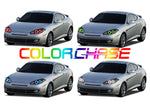 Hyundai-Tiburon-2007, 2008-LED-Halo-Headlights-ColorChase-No Remote-HY-TB0708-CCH