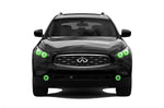Infiniti-FX35-2003, 2004, 2005, 2006, 2007, 2008-LED-Halo-Headlights and Fog Lights-ColorChase-No Remote-IN-FX0308-CCHF