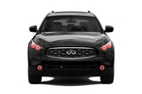 Infiniti-FX50-2009, 2010, 2011, 2012-LED-Halo-Headlights and Fog Lights-ColorChase-No Remote-IN-FX500912-CCHF