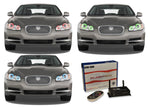 Jaguar-XF-2009, 2010, 2011-LED-Halo-Headlights-RGB-WiFi Remote-JA-XF0911-V3HWI