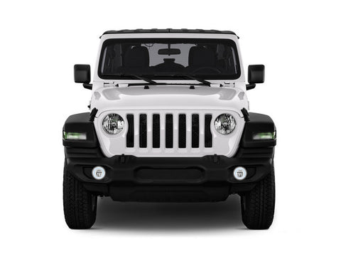 Jeep-Wrangler-2018, 2019-LED-Halo-Fog Lights-White-RF Remote White-JE-WR18JL-WFRF