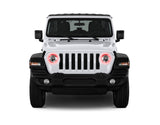 Jeep-Wrangler-2018, 2019-LED-Halo-Headlights-RGB-Bluetooth RF Remote-JE-WR18JL-V3HBTRF