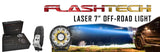 Flashtech 7" Laser Off-Road Light - Pair