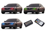 Lincoln-LS-2000, 2001, 2002-LED-Halo-Headlights-RGB-Colorfuse RF Remote-LI-LS0002-V3HCFRF