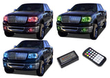 Lincoln-Mark LT-2006, 2007, 2008-LED-Halo-Headlights and Fog Lights-RGB-Colorfuse RF Remote-LI-MLT0608-V3HFCFRF