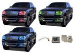 Lincoln-Mark LT-2006, 2007, 2008-LED-Halo-Headlights and Fog Lights-RGB-IR Remote-LI-MLT0608-V3HFIR
