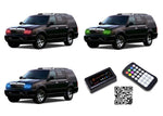 Lincoln-Navigator-1998, 1999, 2000, 2001, 2002-LED-Halo-Headlights-RGB-Bluetooth RF Remote-LI-NV9802-V3HBTRF