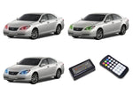 Lexus-ES350-2007, 2008, 2009-LED-Halo-Headlights-RGB-Colorfuse RF Remote-LX-ES30709-V3HCFRF