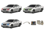 Lexus-ES350-2007, 2008, 2009-LED-Halo-Headlights-RGB-IR Remote-LX-ES30709-V3HIR