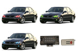 Lexus-is300-2001, 2002, 2003, 2004, 2005-LED-Halo-Headlights and Fog Lights-RGB-RF Remote-LX-IS30105-V3HFRF