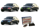 Lexus-is300-2001, 2002, 2003, 2004, 2005-LED-Halo-Headlights and Fog Lights-RGB-WiFi Remote-LX-IS30105-V3HFWI