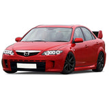 Mazda-6-2003, 2004, 2005, 2006, 2007, 2008-LED-Halo-Headlights-RGB-Bluetooth RF Remote-MA-M60308-V3HBTRF