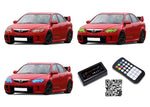 Mazda-6-2003, 2004, 2005, 2006, 2007, 2008-LED-Halo-Headlights-RGB-Bluetooth RF Remote-MA-M60308-V3HBTRF