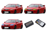 Mazda-6-2003, 2004, 2005, 2006, 2007, 2008-LED-Halo-Headlights-RGB-Colorfuse RF Remote-MA-M60308-V3HCFRF