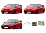Mazda-6-2003, 2004, 2005, 2006, 2007, 2008-LED-Halo-Headlights-RGB-IR Remote-MA-M60308-V3HIR