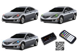 Mazda-6-2011, 2012, 2013-LED-Halo-Headlights-RGB-Bluetooth RF Remote-MA-M61113-V3HBTRF