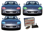 Mazda-Miata-2001, 2002, 2003, 2004, 2005-LED-Halo-Headlights-RGB-WiFi Remote-MA-MI0105-V3HWI