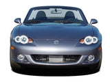 Mazda-Miata-2001, 2002, 2003, 2004, 2005-LED-Halo-Headlights-White-RF Remote White-MA-MI0105-WHRF