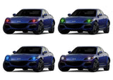 Mazda-RX8-2004, 2005, 2006, 2007, 2008-LED-Halo-Headlights-RGB-No Remote-MA-RX80408-V3H