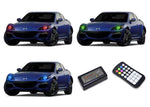Mazda-RX8-2004, 2005, 2006, 2007, 2008-LED-Halo-Headlights-RGB-Colorfuse RF Remote-MA-RX80408-V3HCFRF