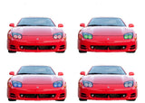 Mitsubishi-3000GT-1994, 1995, 1996, 1997, 1998-LED-Halo-Headlights-RGB-No Remote-MI-GT9498-V3H