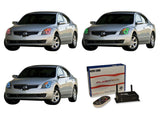 Nissan-Altima-2007, 2008, 2009-LED-Halo-Headlights-RGB-WiFi Remote-NI-ALS0709-V3HWI