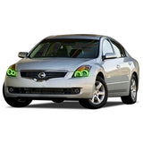 Nissan-Altima-2010, 2011, 2012-LED-Halo-Headlights-Green-No Remote-NI-ALS1012-GH