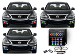 Nissan-Altima-2013, 2014, 2015-LED-Halo-Fog Lights-RGB-Colorfuse RF Remote-NI-ALS1315-V3FCFRF