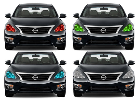 Nissan-Altima-2013, 2014, 2015-LED-Halo-Headlights-RGB-No Remote-NI-ALS1315-V3H